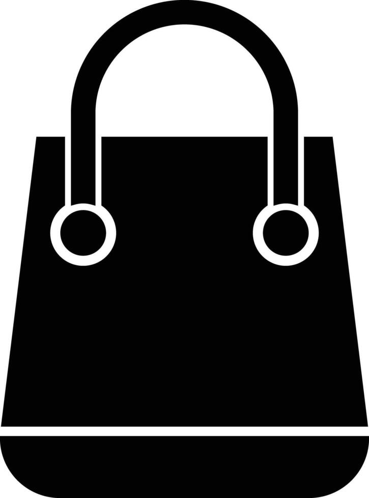 Bag Glyph Icon Design vector