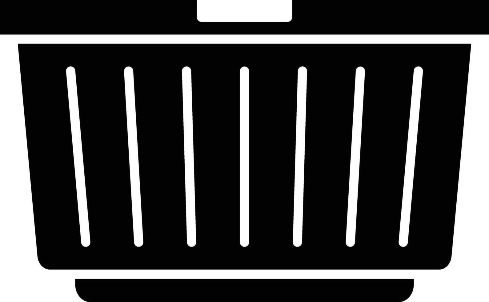 Crate Glyph Icon Design vector