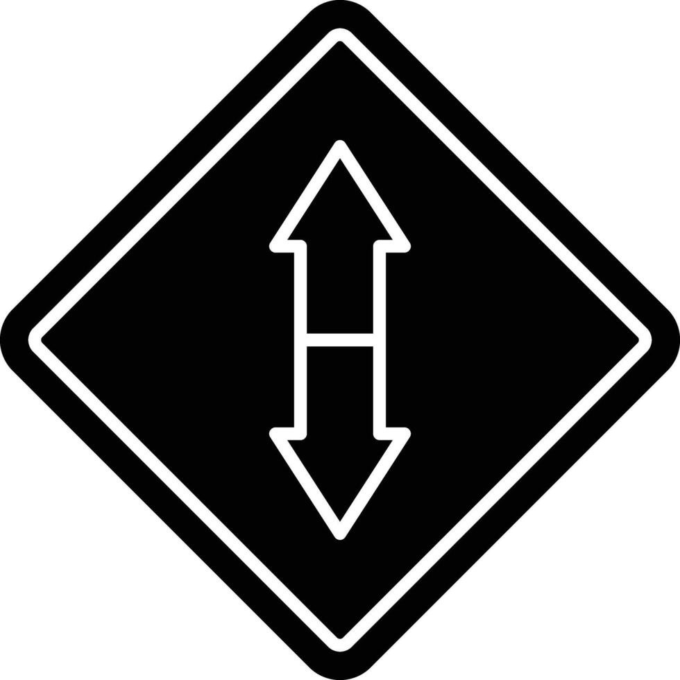 Up And Down Glyph Icon Design vector