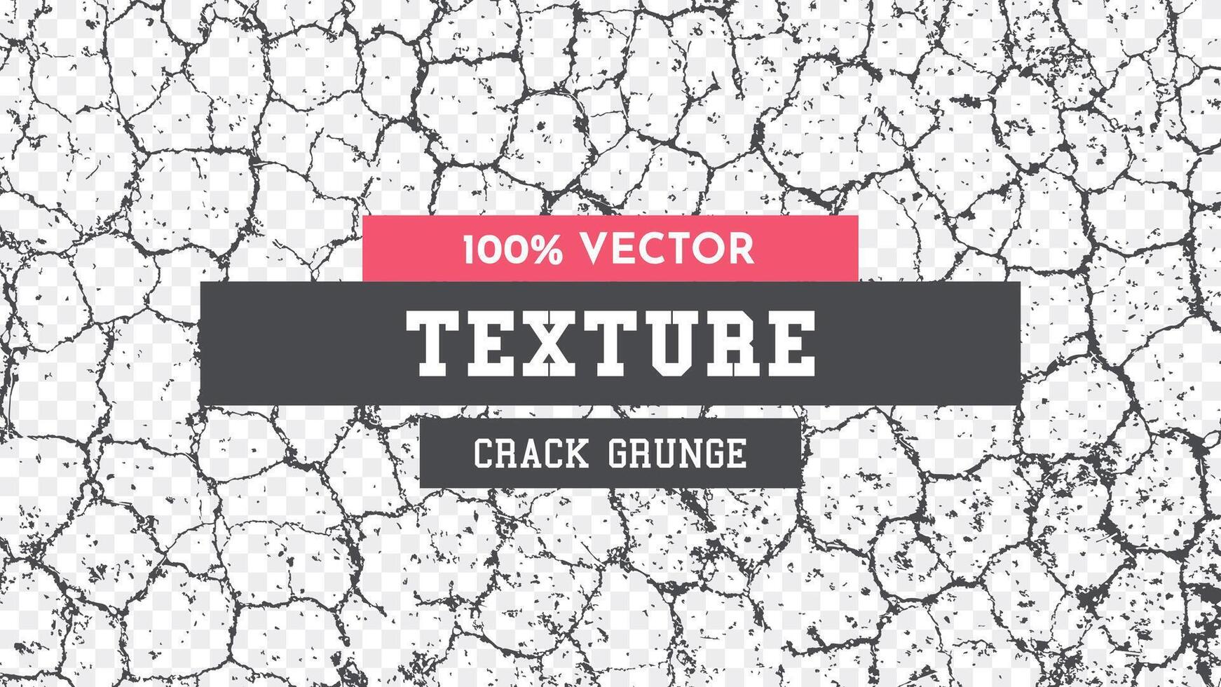 Grunge Crack Texture. Dirty Background. Adding Vintage Style and Wear to Illustrations and Objects vector