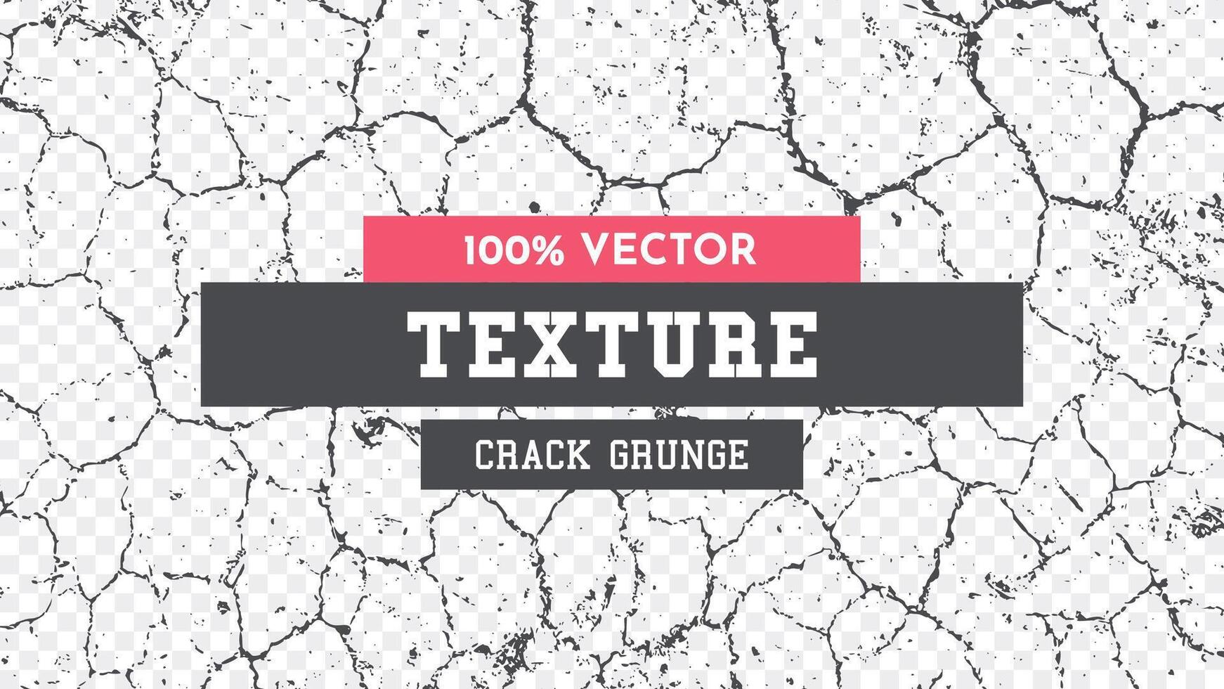 Grunge Crack Texture. Dirty Background. Adding Vintage Style and Wear to Illustrations and Objects vector
