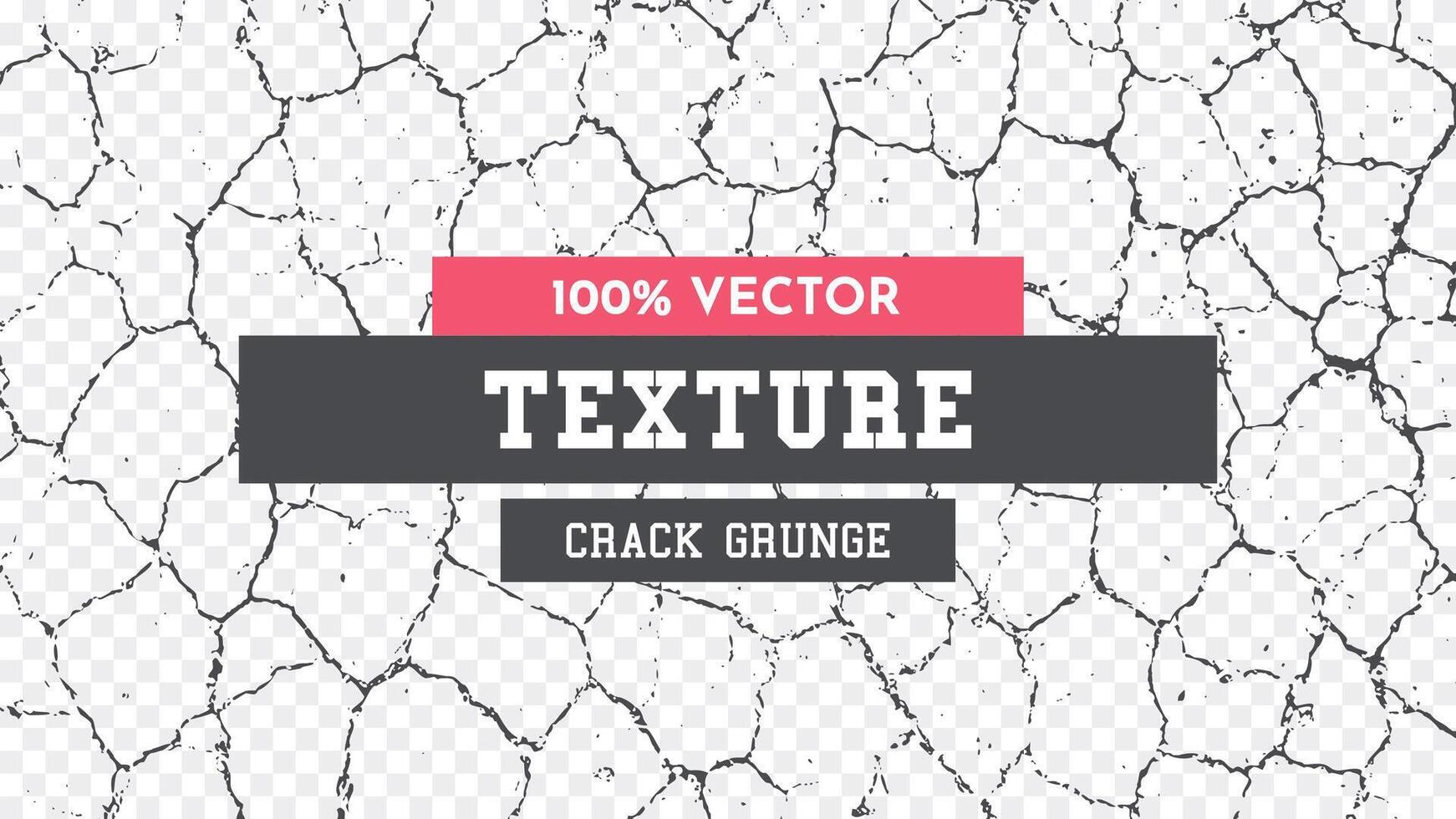 Grunge Crack Texture. Dirty Background. Adding Vintage Style and Wear to Illustrations and Objects vector