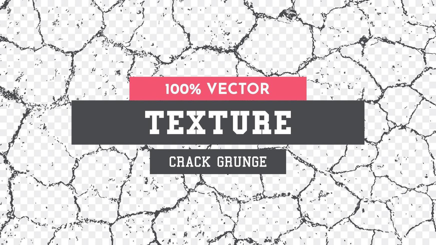 Grunge Crack Texture. Dirty Background. Adding Vintage Style and Wear to Illustrations and Objects vector