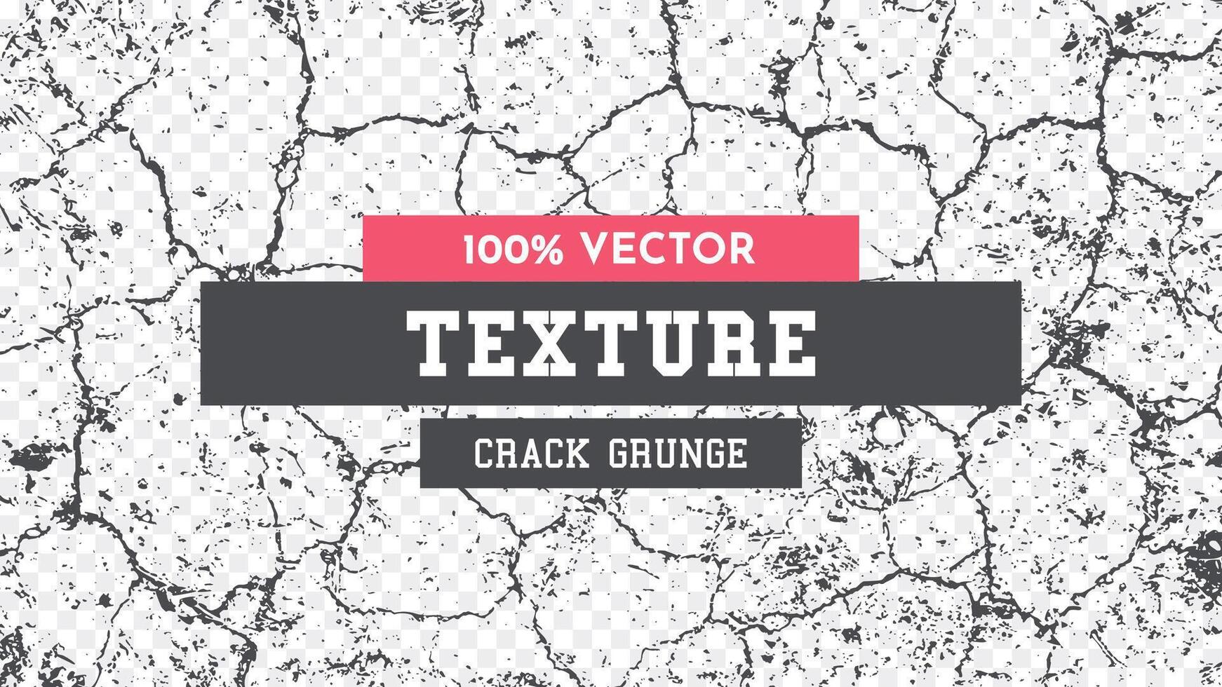 Grunge Crack Texture. Dirty Background. Adding Vintage Style and Wear to Illustrations and Objects vector