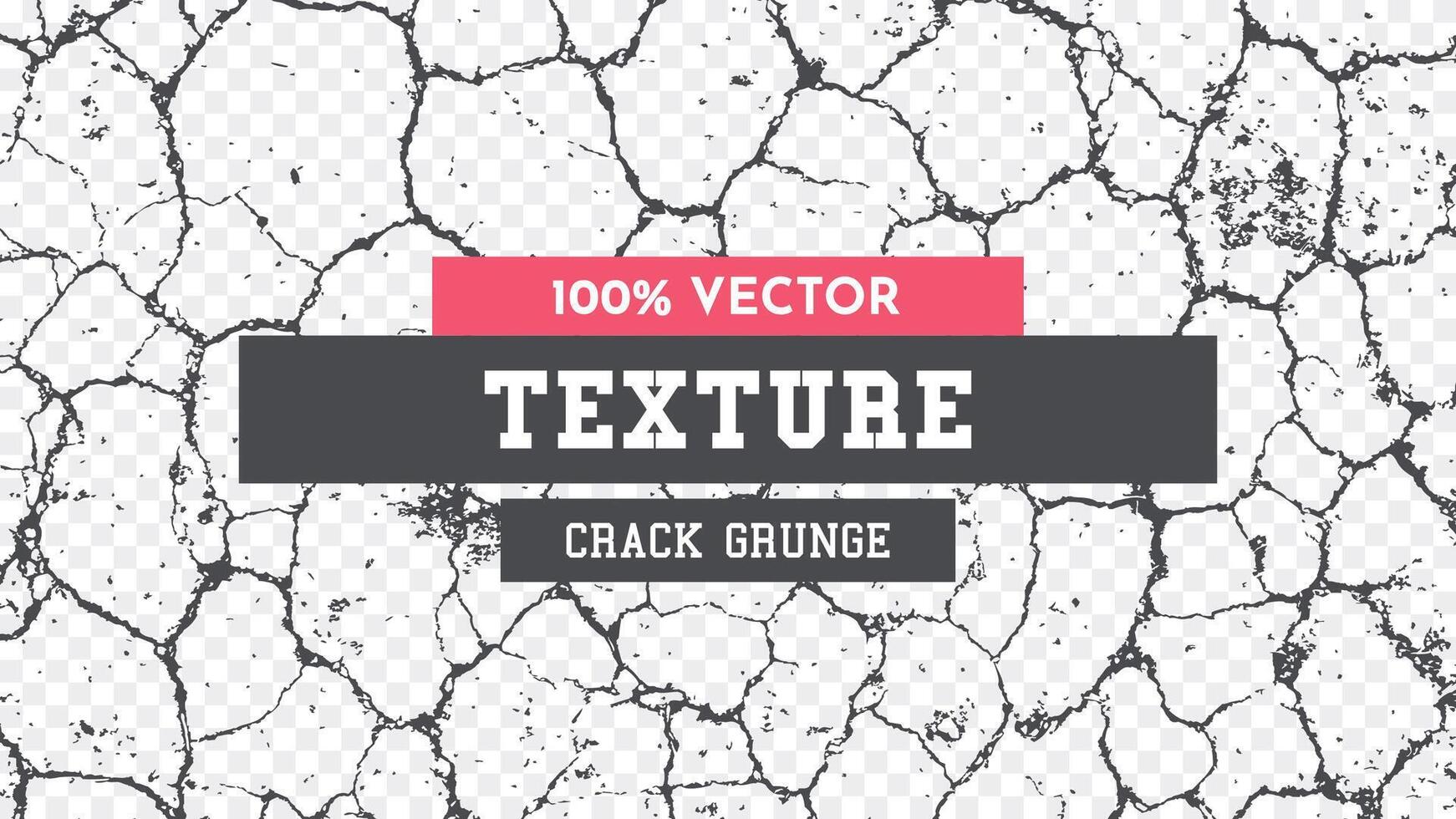 Grunge Crack Texture. Dirty Background. Adding Vintage Style and Wear to Illustrations and Objects vector