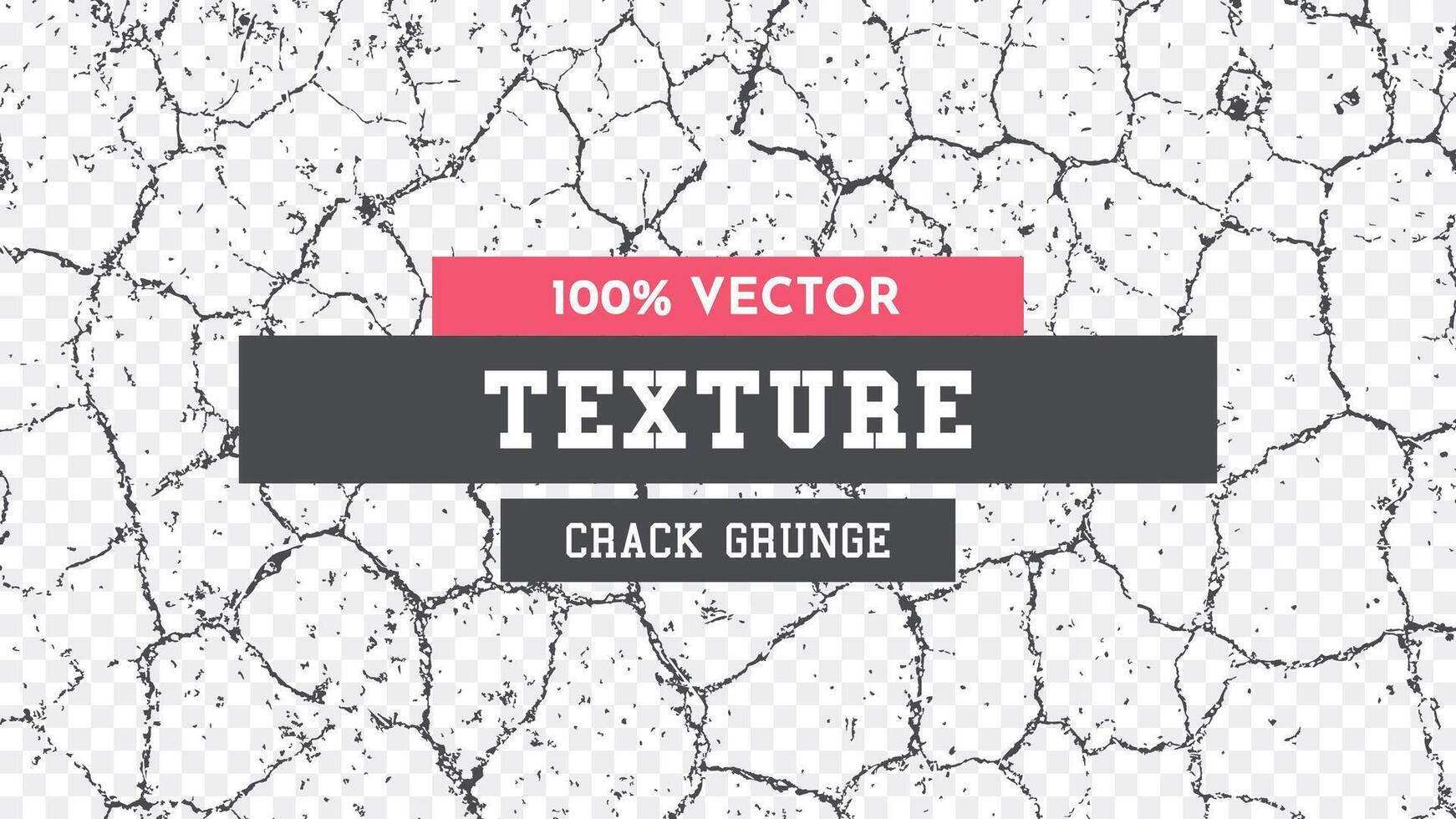Grunge Crack Texture. Dirty Background. Adding Vintage Style and Wear to Illustrations and Objects vector