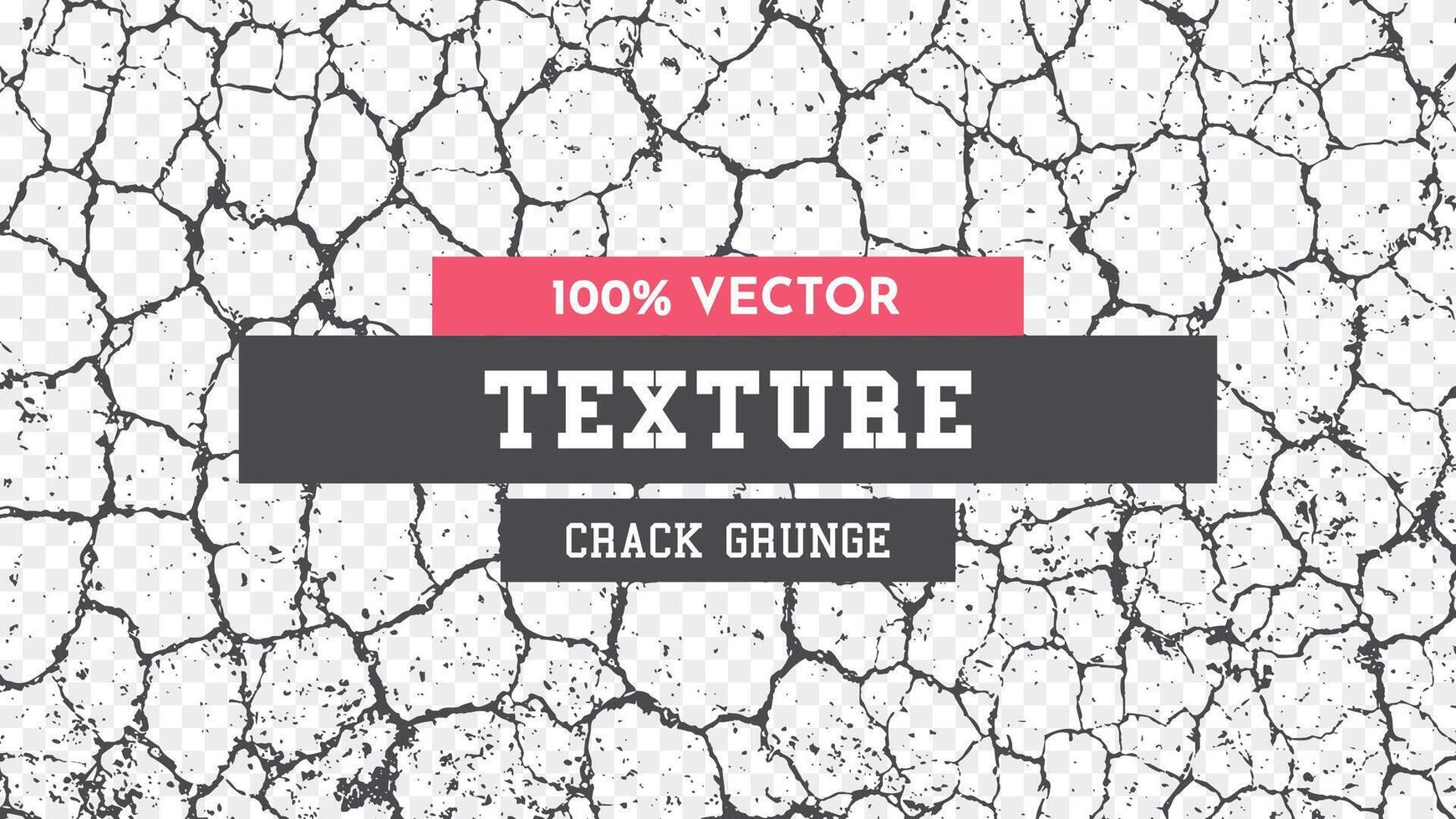 Grunge Crack Texture. Dirty Background. Adding Vintage Style and Wear to Illustrations and Objects vector