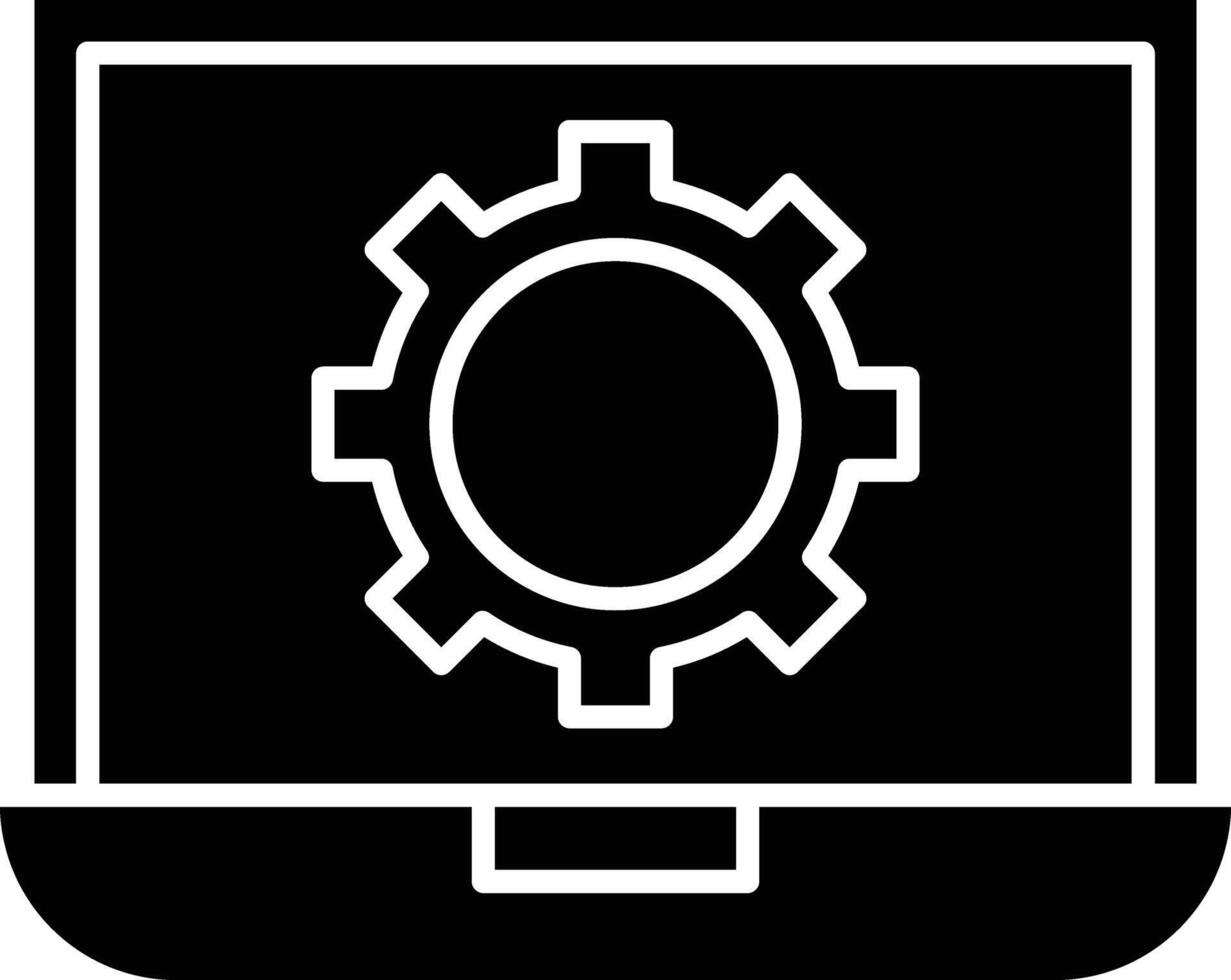 Optimization Line Icon vector