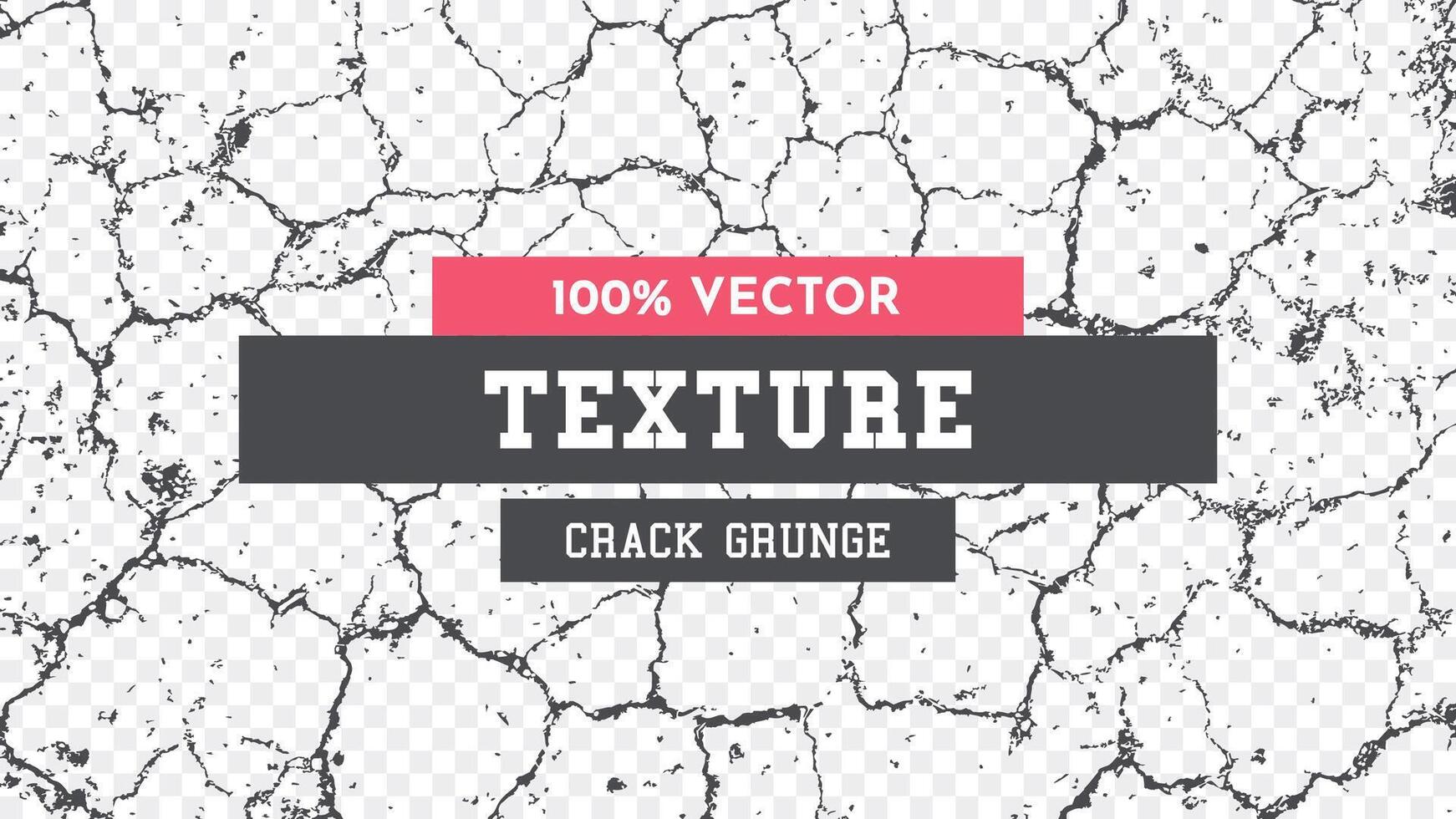 Grunge Crack Texture. Dirty Background. Adding Vintage Style and Wear to Illustrations and Objects vector