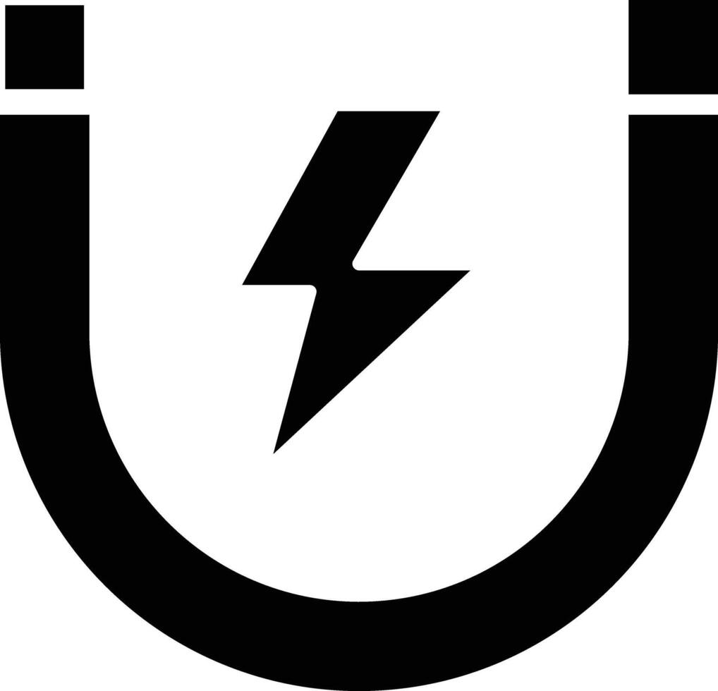 Magnet Line Icon vector