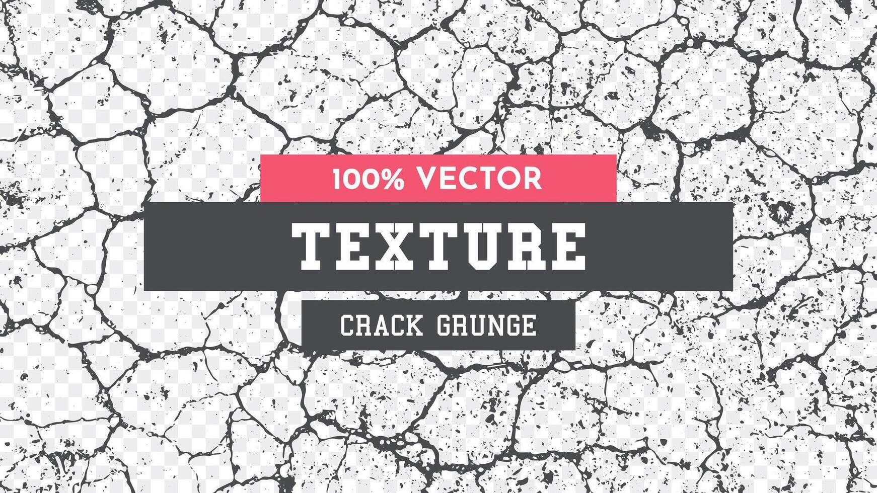 Grunge Crack Texture. Dirty Background. Adding Vintage Style and Wear to Illustrations and Objects vector