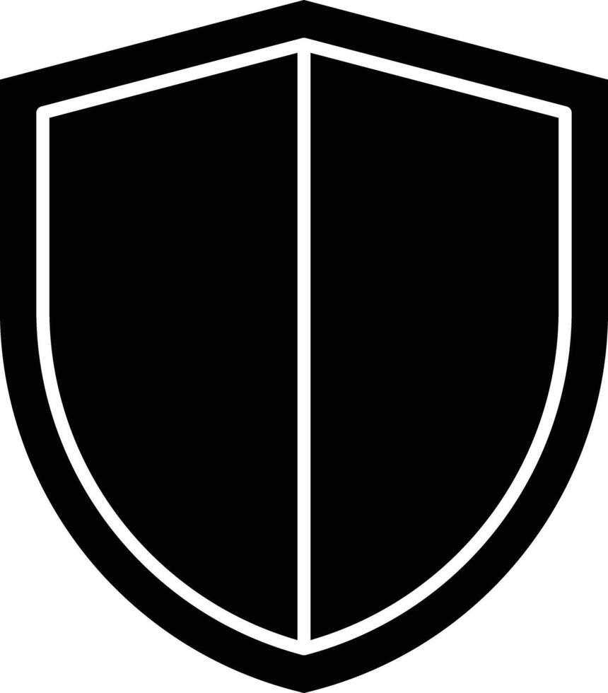 Shield Line Icon vector
