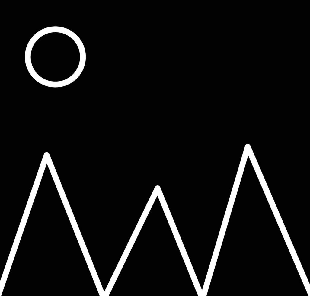 Image Line Icon vector