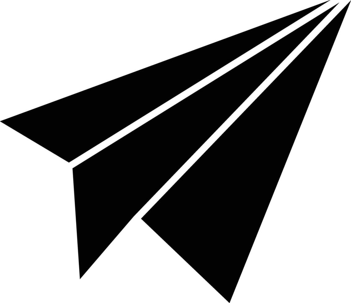 Paper Plane Line Icon vector