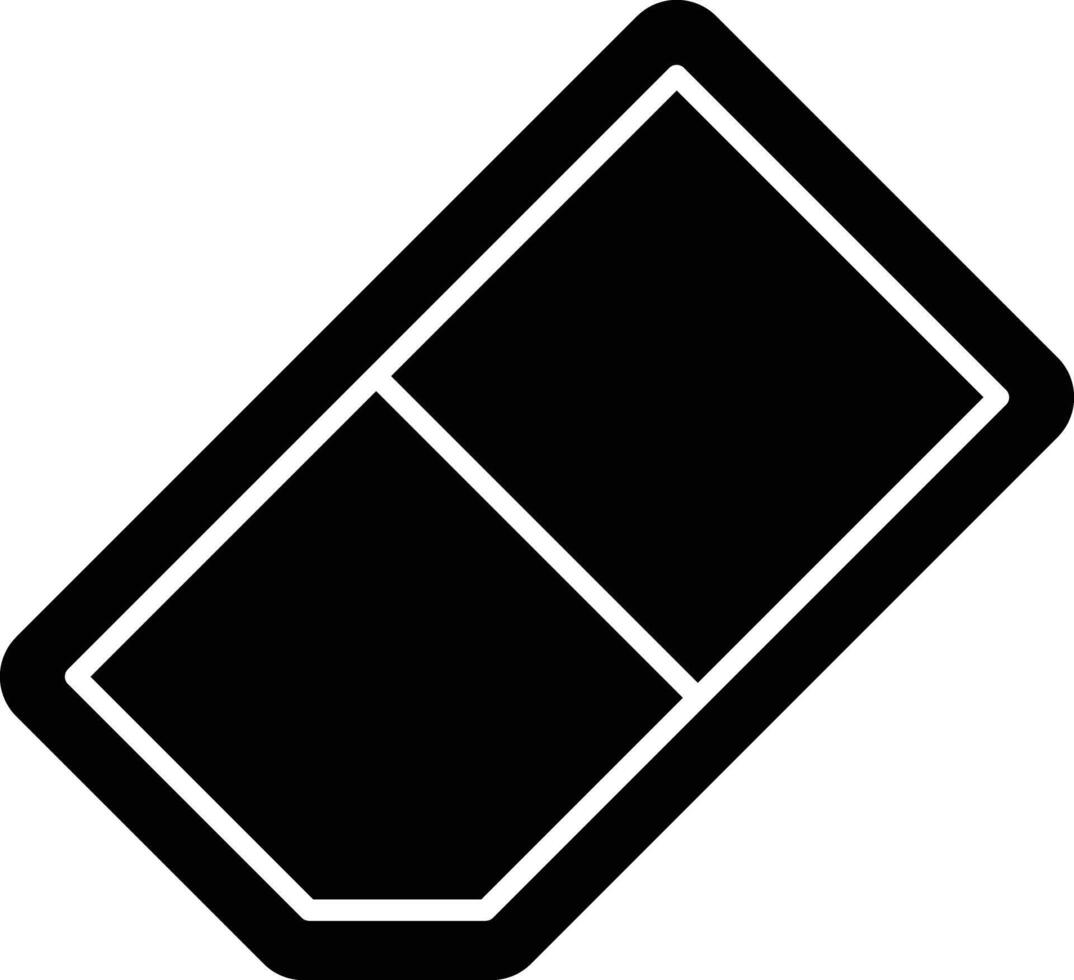 Eraser Line Icon vector