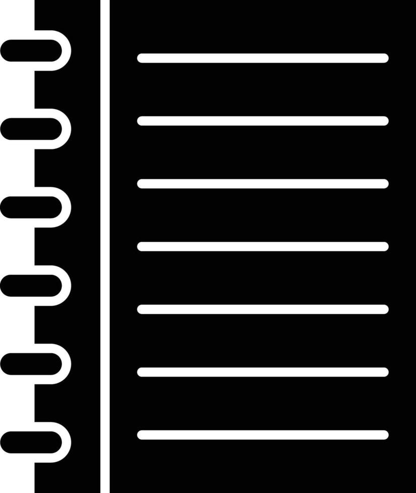 Notebook Line Icon vector
