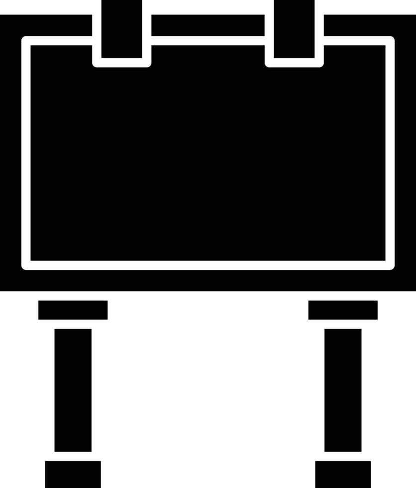 BillBoard Line Icon vector