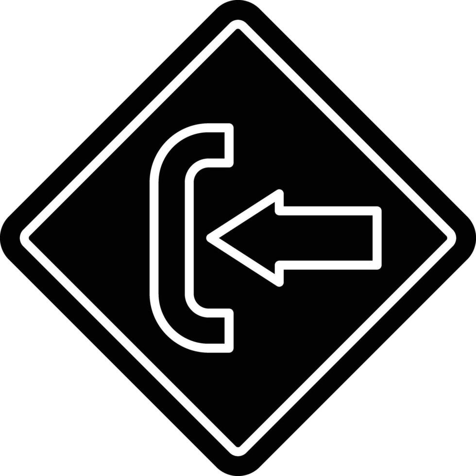 Log In Glyph Icon Design vector