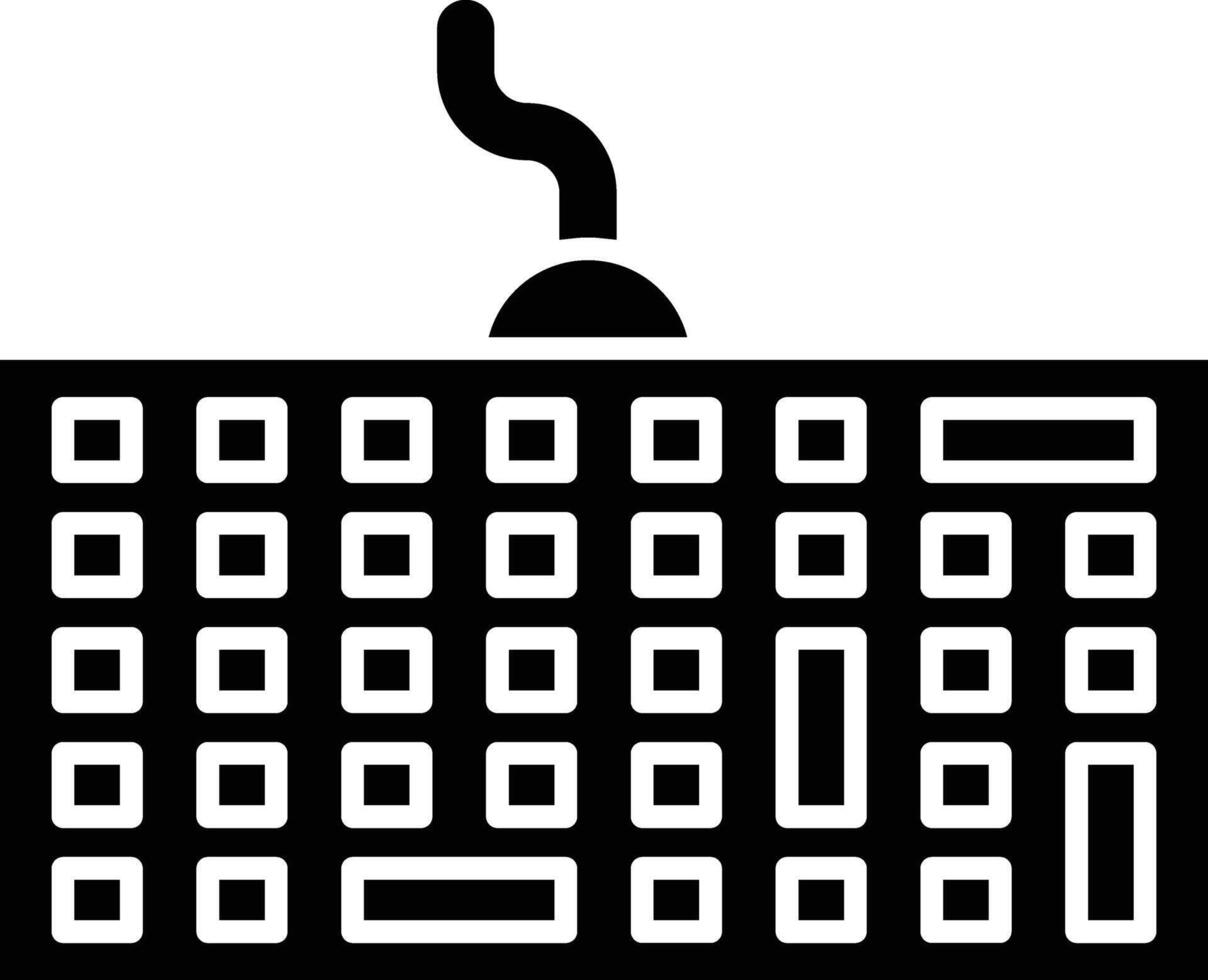 Keyboard Line Icon vector