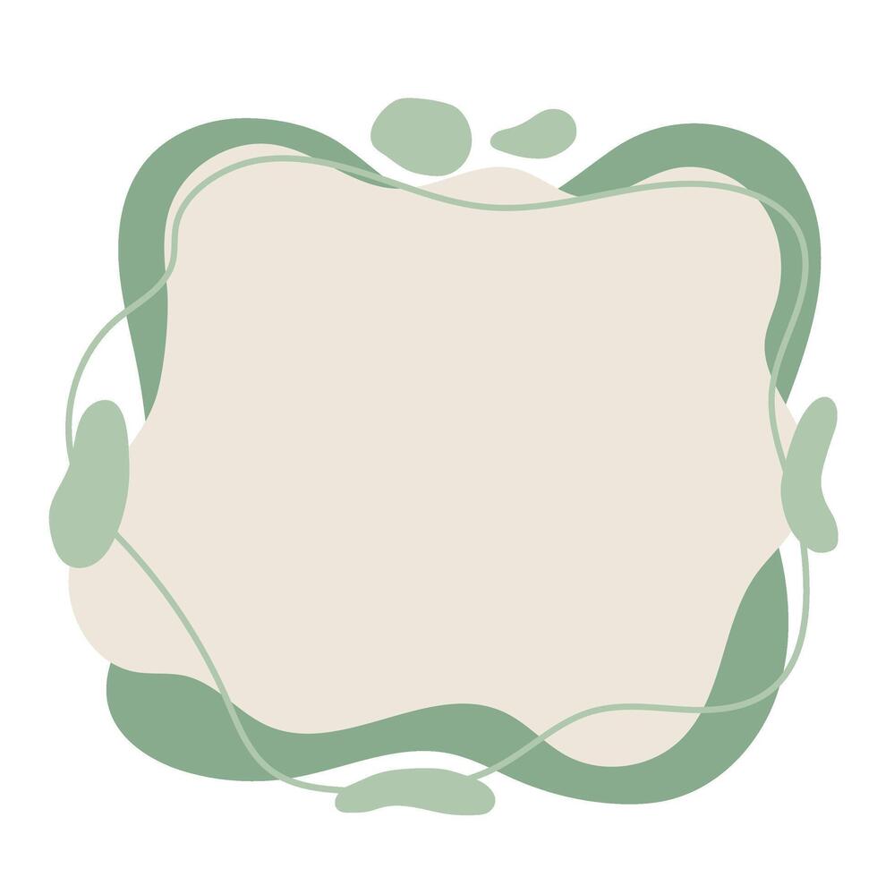 Minimalist Blob Text Box vector