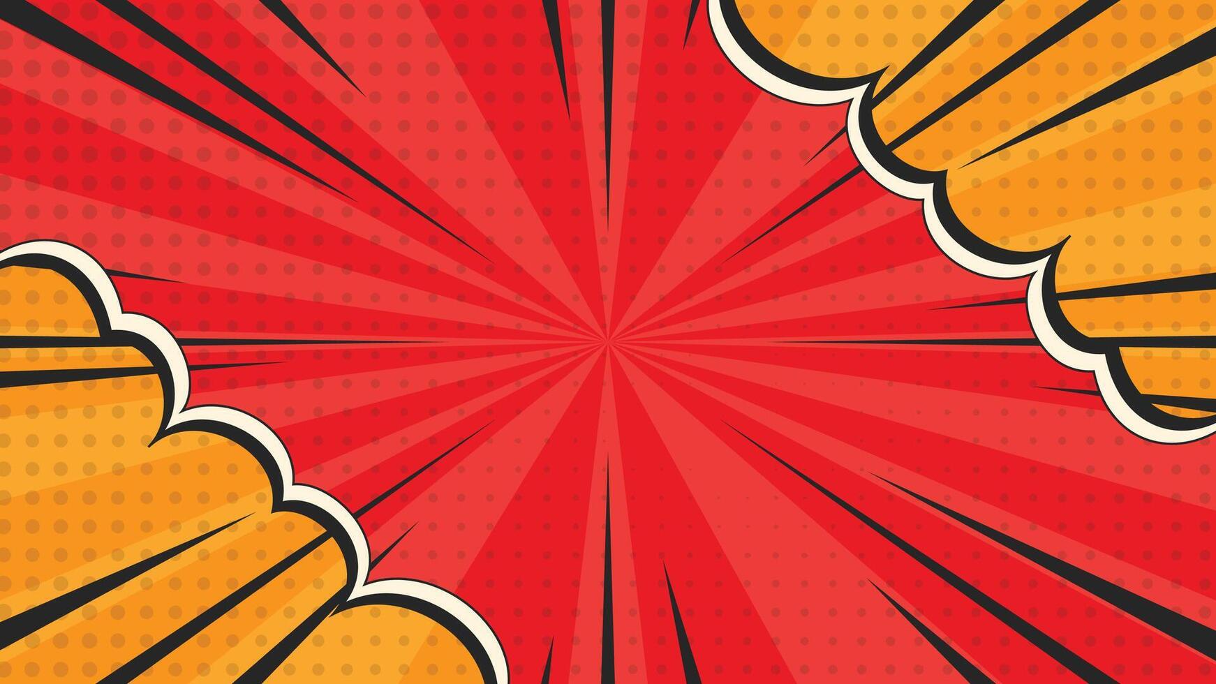 Retro Comic Effect Background vector