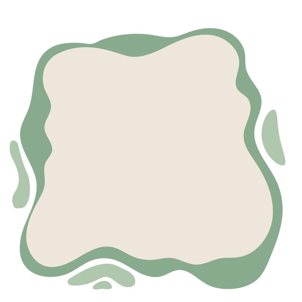 Minimalist Blob Text Box vector