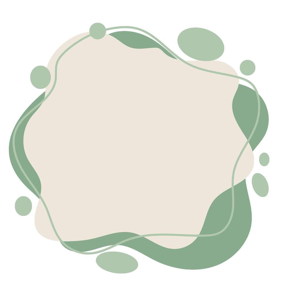 Minimalist Blob Text Box vector