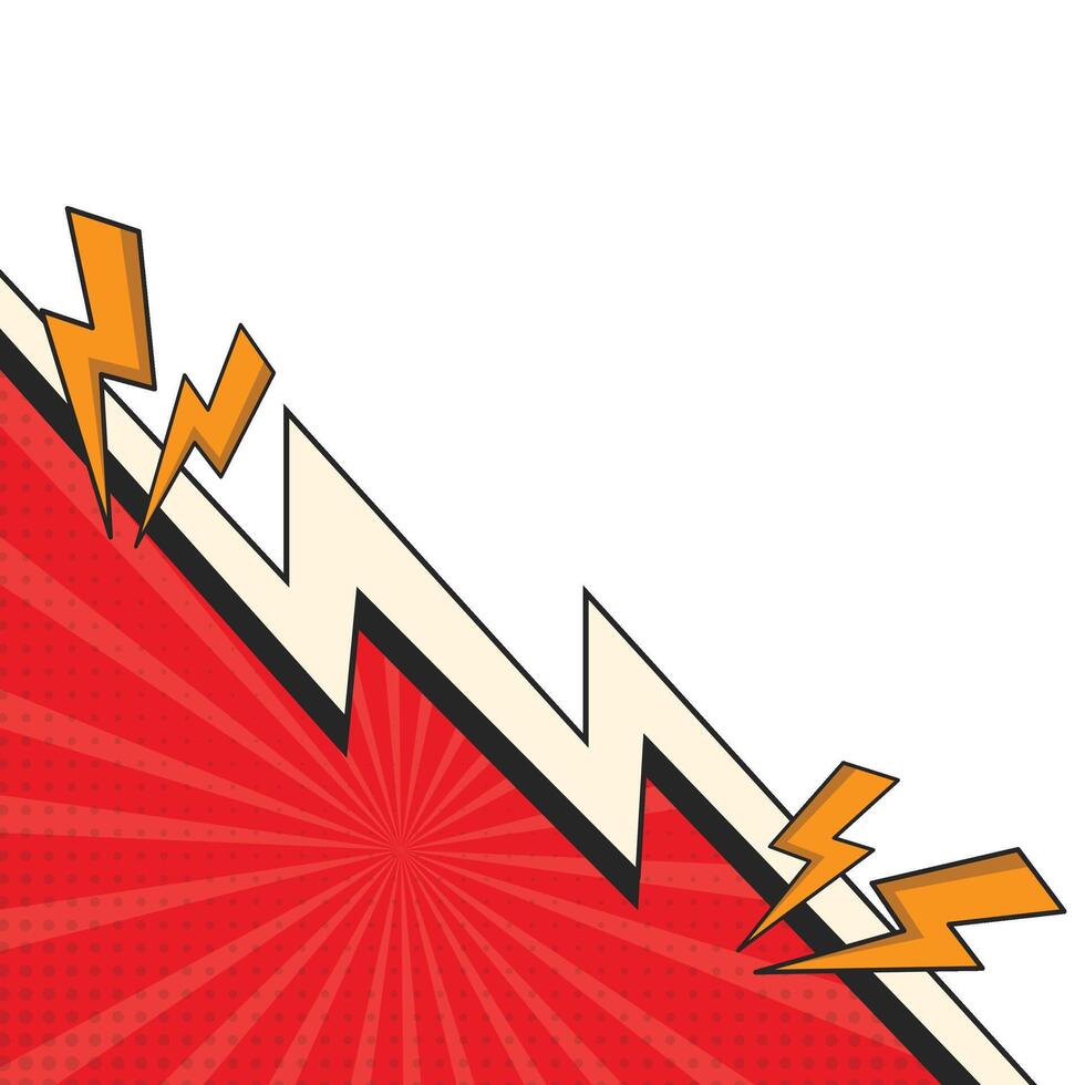 Retro Comic Border Effect vector