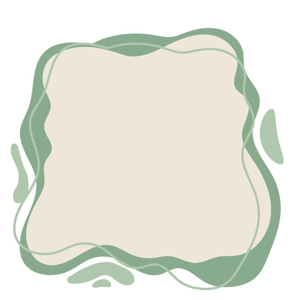 Minimalist Blob Text Box vector