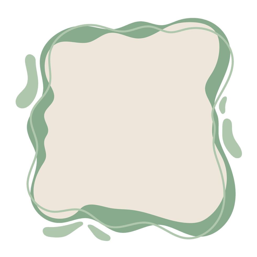 Minimalist Blob Text Box vector