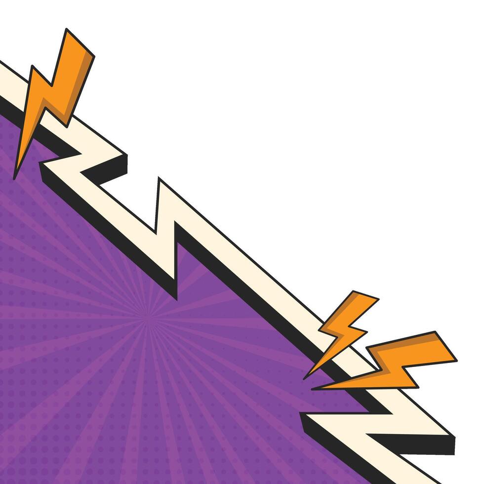 Retro Comic Border Effect vector