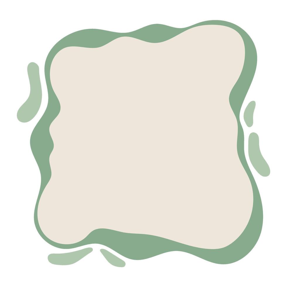 Minimalist Blob Text Box vector
