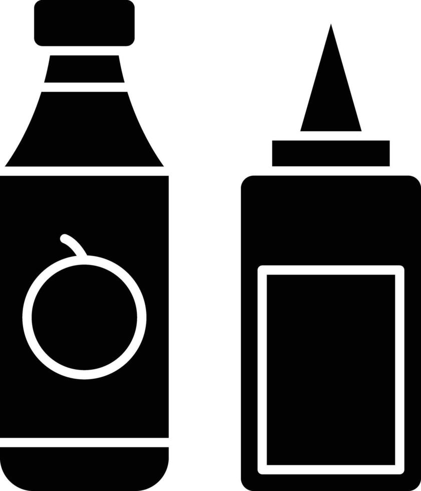 Sauce Glyph Icon Design vector