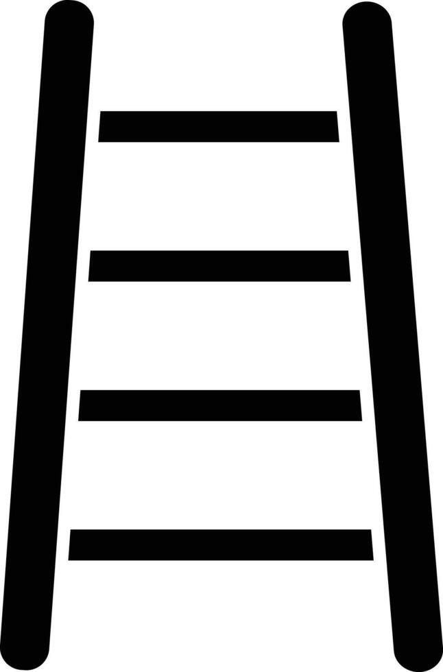 Step Ladder Glyph Icon Design vector