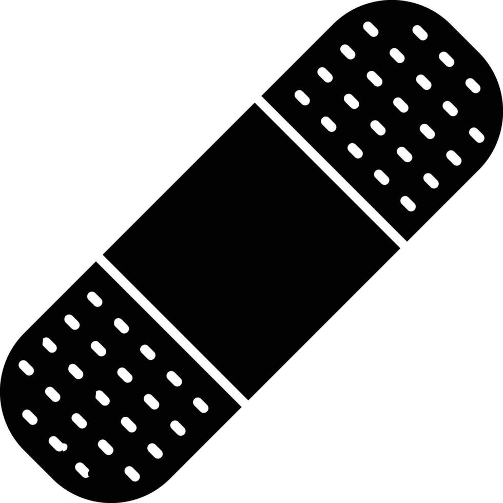 Plaster Glyph Icon Design vector