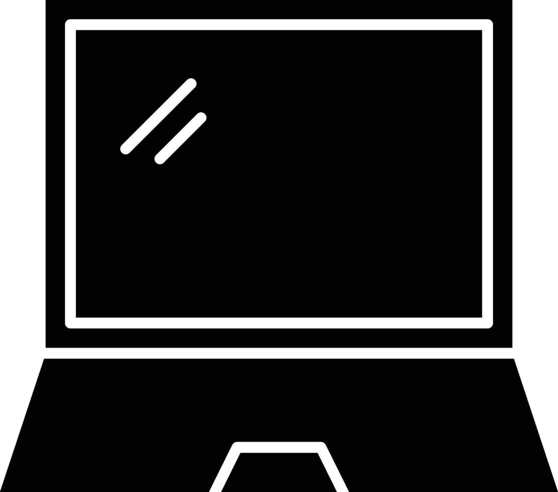 Laptop Line Icon vector