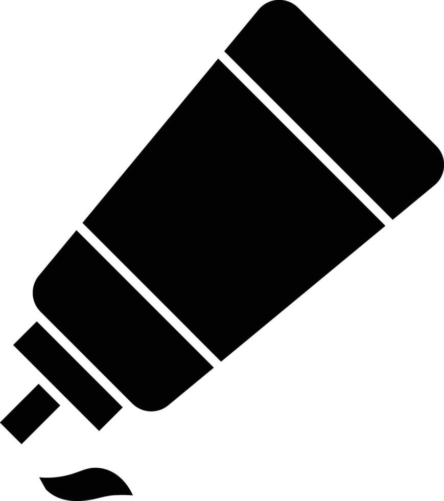 Ointment Glyph Icon Design vector