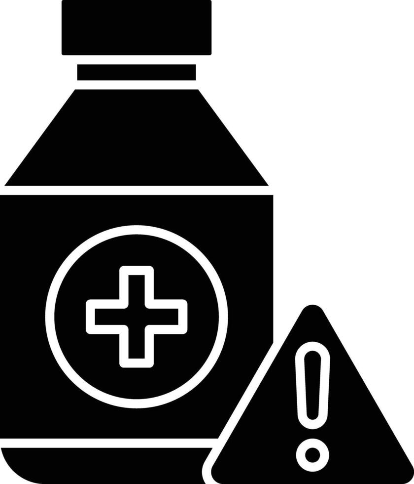 Expiry Glyph Icon Design vector