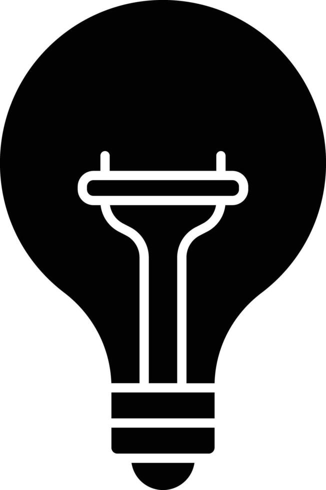 Lightbulb Line Icon vector
