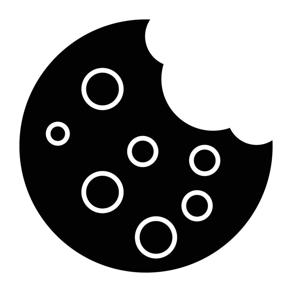 Cookie Line Icon vector