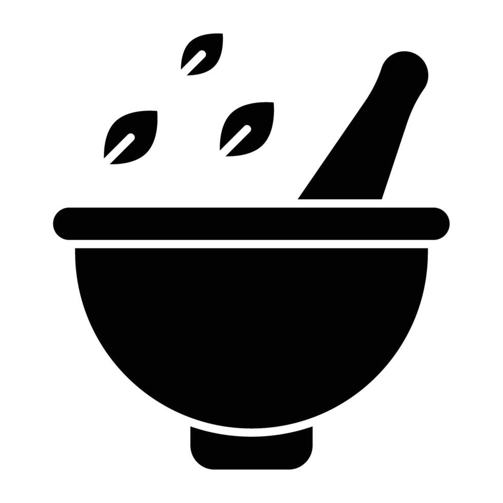 Grinding Glyph Icon Design vector