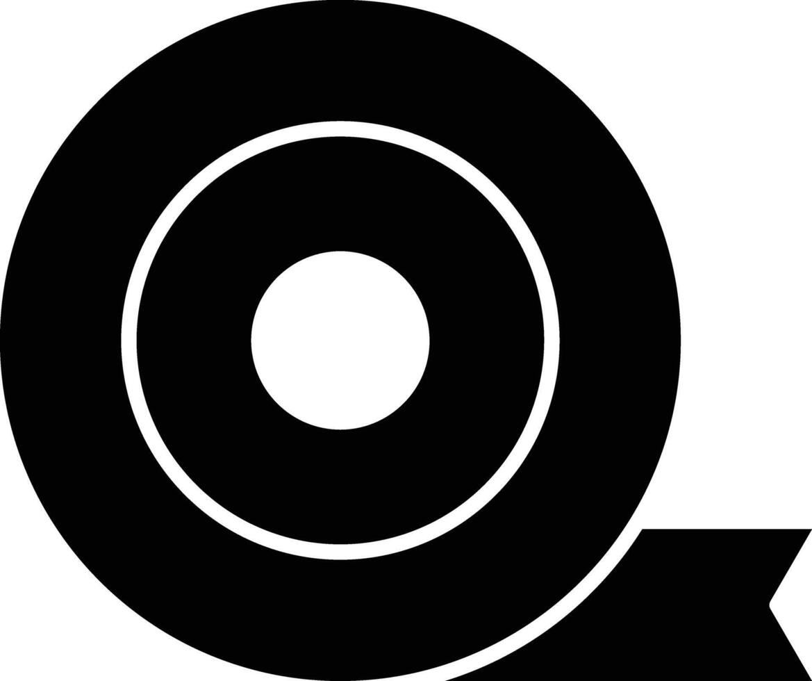 Adhesive Tape Line Icon vector