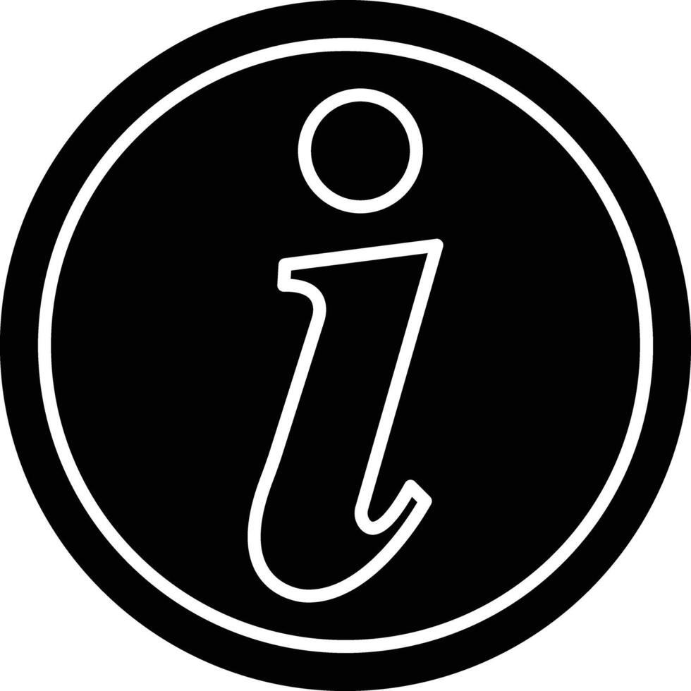 Information Line Icon vector
