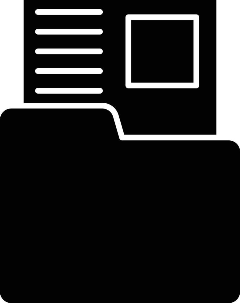 Dossier Line Icon vector