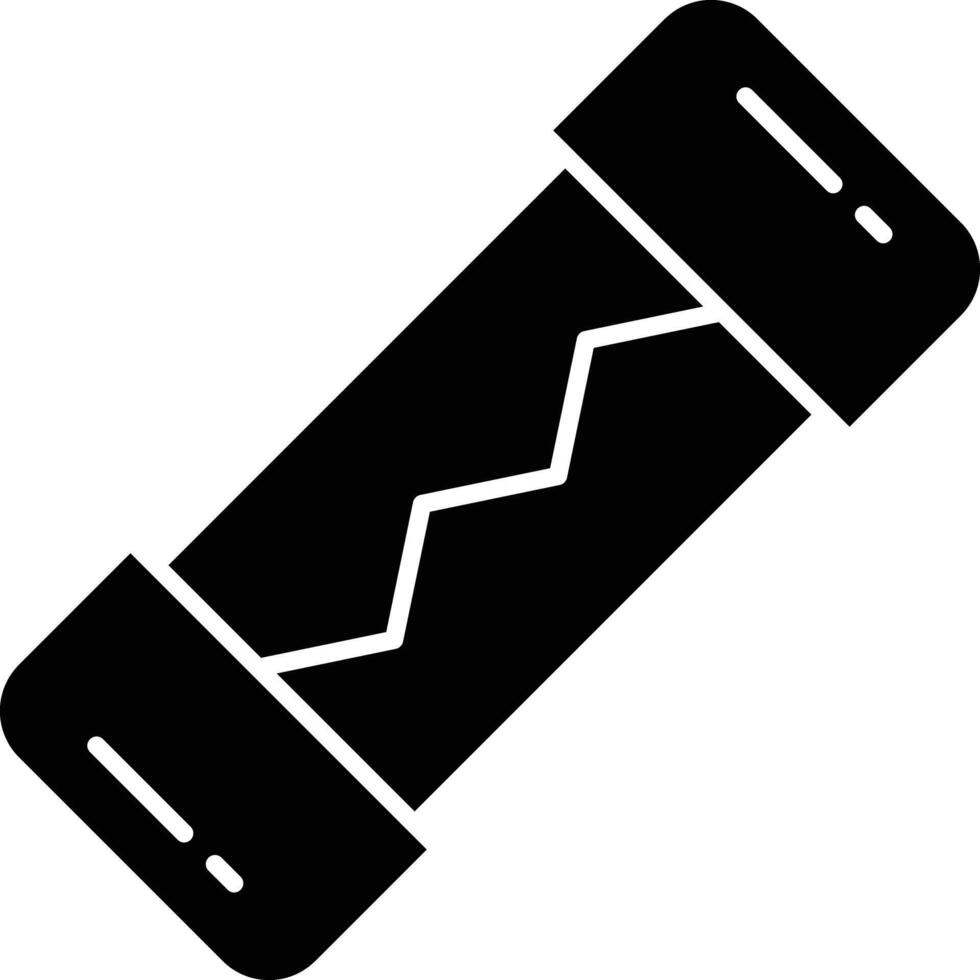 Fuse Glyph Icon Design vector
