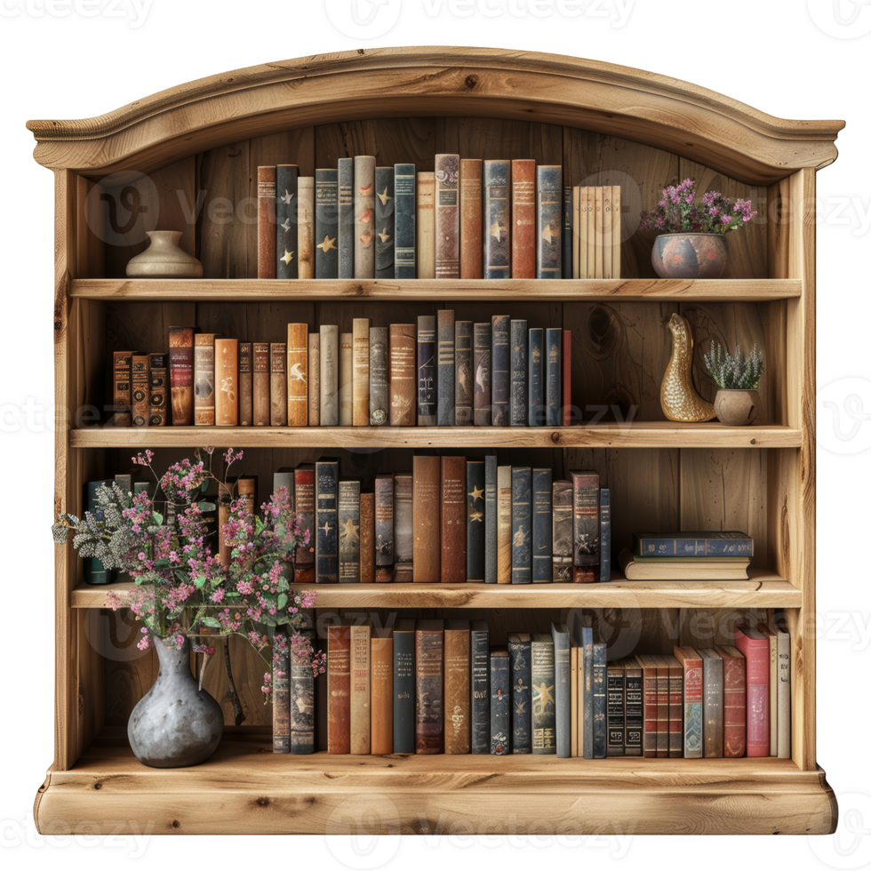 Book Shelf on transparent background png