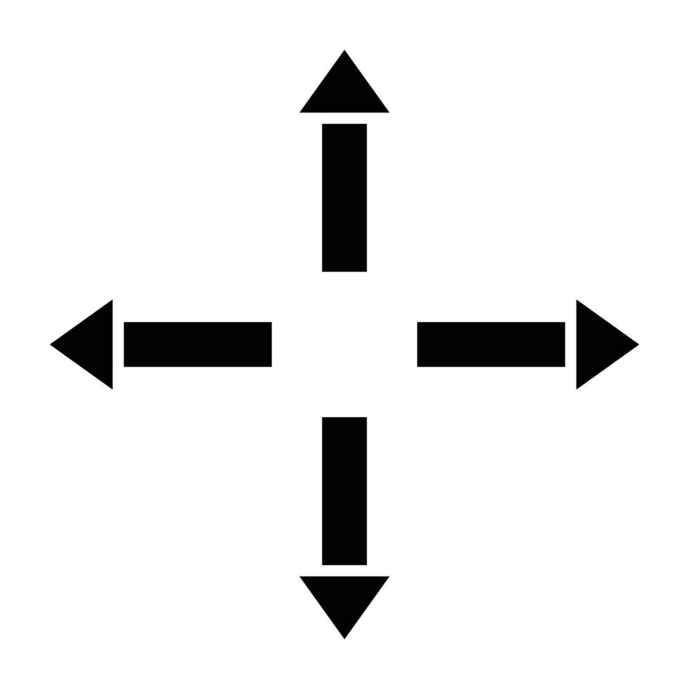 Directional Arrows Line Icon vector