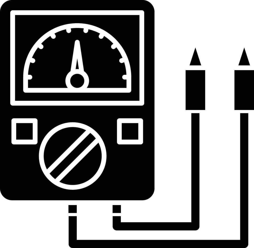 Tester Glyph Icon Design vector