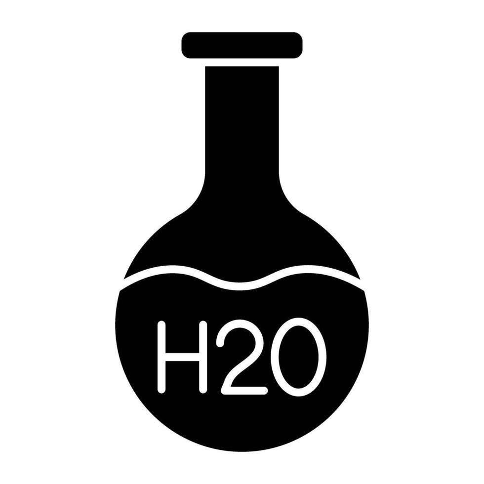 Ho Glyph Icon Design vector