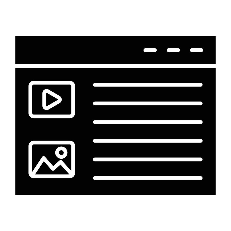 Commercial Glyph Icon Design vector